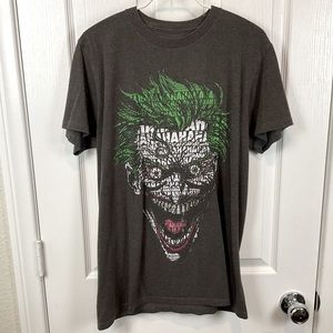 Pre-Owned Joker HaHaHaHaHa Men’s Charcoal Grey Graphic T-Shirt, Size M